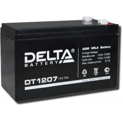 Delta DT 1207, Аккумулятор герметичный свинцово-кислотный 