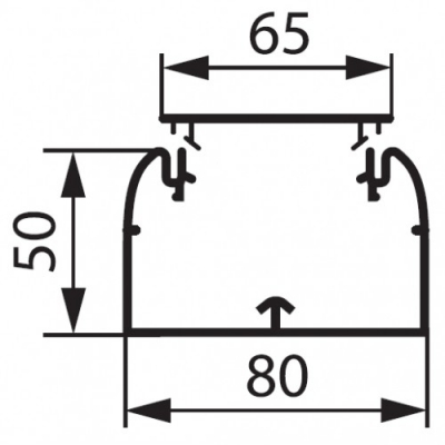 LegranD 010419, Кабель-канал DLP 80х50 