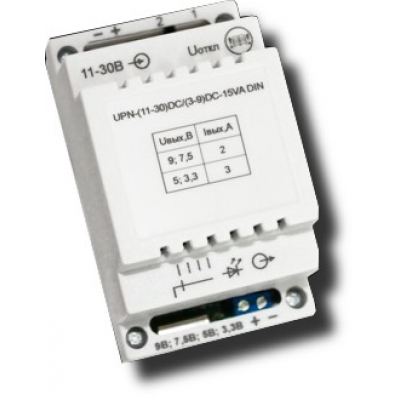 UPN-(11-30) DC/(3-9) DC-15VA DIN, Преобразователь напряжения 