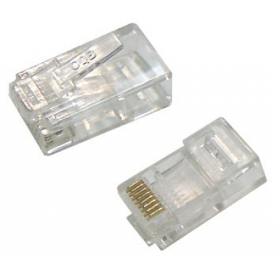 PLUG-8P8C-U-C5-100 (100 шт.), Разъем RJ-45 