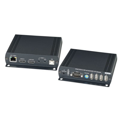 HKM01, Комплект для передачи HDMI, KVM, Audio, RS232. 