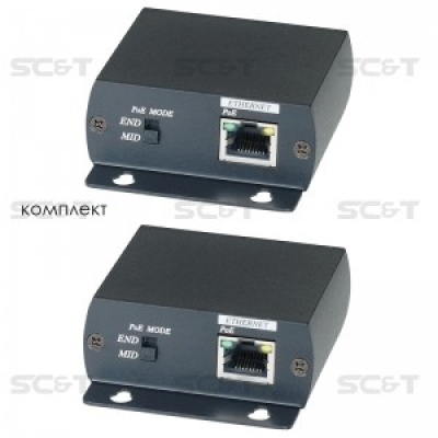 IP01P, Удлинитель Ethernet с PoE 