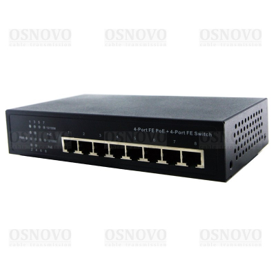 SW-20800/HB, PoE коммутатор Fast Ethernet на 8 портов 