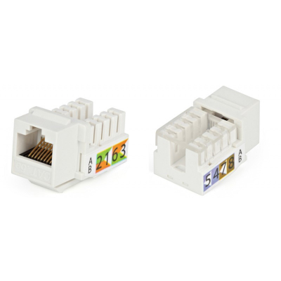 KJ2-8P8C-C5e-90-WH, Вставка Keystone Jack RJ-45 