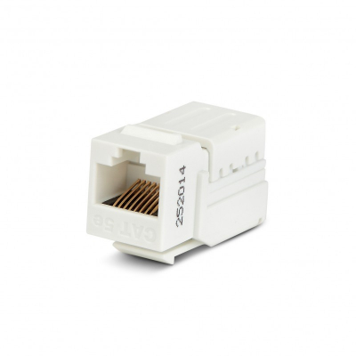 KJNE-8P8C-C5e-90-WH, Вставка Keystone Jack RJ-47 