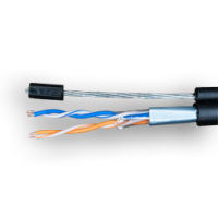 FTP2-C5E-MEDIAN-PE-OUTDOOR-500, T-FG8 (трос), 2x2xAWG24, CU (01-0917)