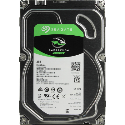 HDD 3000 GB (3 TB) SATA-III Barracuda (ST3000DM008), Жесткий диск (HDD) 