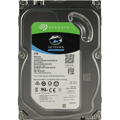 HDD 2000 GB (2 TB) SATA-III SkyHawk (ST2000VX008), Жесткий диск (HDD) для видеонаблюдения 