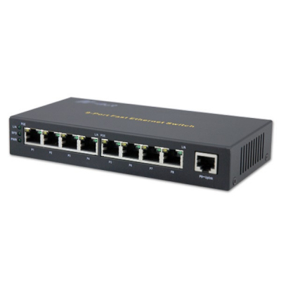 NT-W900-AT8, PoE коммутатор Fast Ethernet на 8 портов 